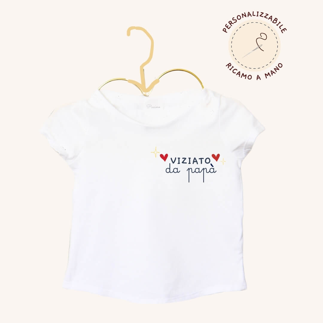 T-shirt viziato da papà - Piccino store